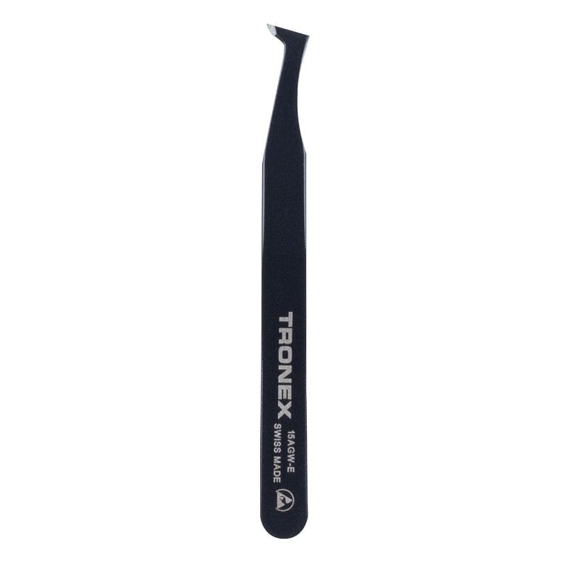 Tronex 15AGW-E Cutting Tweezers, Epoxy Coated, Large Pointed Tips Style 15AGW