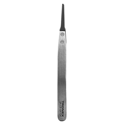 Tronex 2A-CB-SA-CH Precision SS Tweezer with Replaceable Carbon Fiber Tips, Style 2A