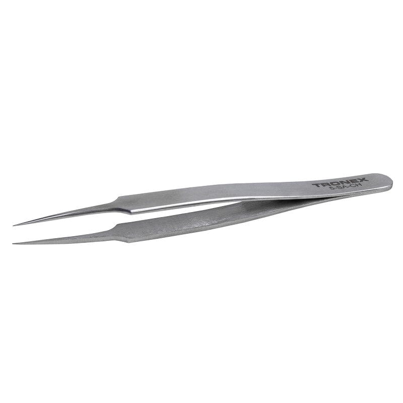 Tronex 5-SA-CH - Precision Stainless Steel Tweezers Extra Taper Tip Very Fine Style 5