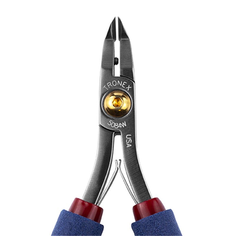 Tronex 5084W Fine Hard Wire Cutter, 50° Thin Head, Class W, Flush