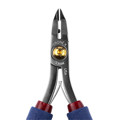 Tronex 5084W Fine Hard Wire Cutter, 50° Thin Head, Class W, Flush