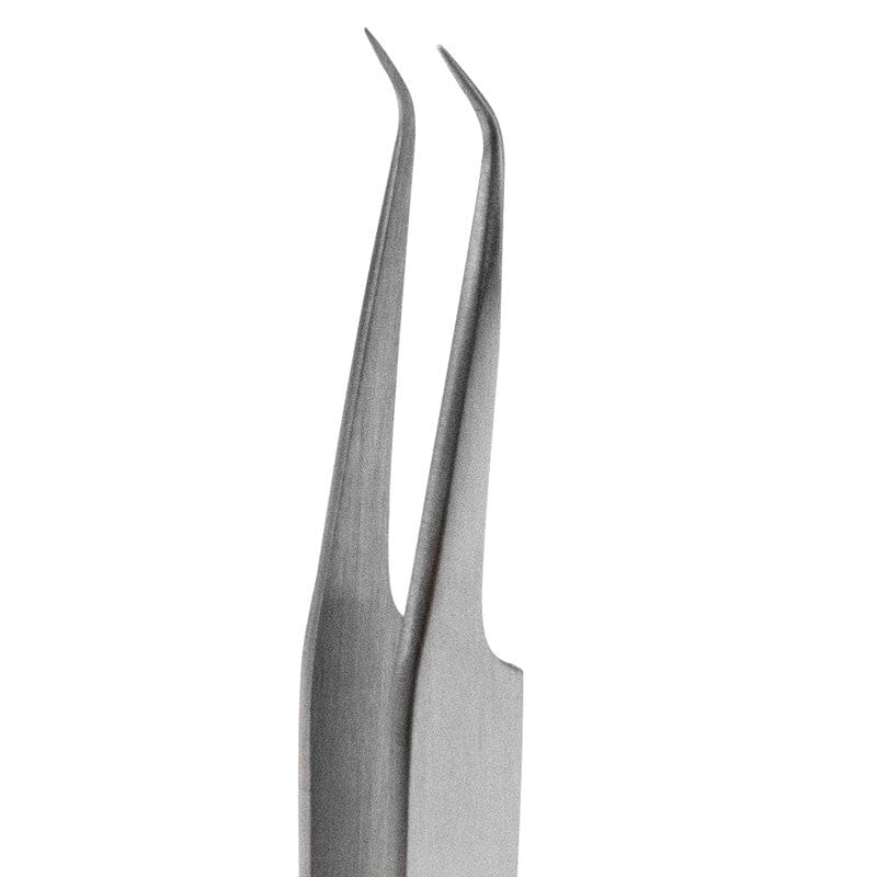 Tronex 51-SA-CH - Precision Stainless Steel Tweezers Bent Tip Very Fine Style 51