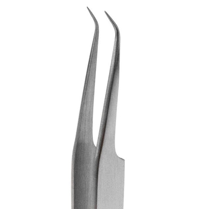 Tronex 51-SA-CH - Precision Stainless Steel Tweezers Bent Tip Very Fine Style 51