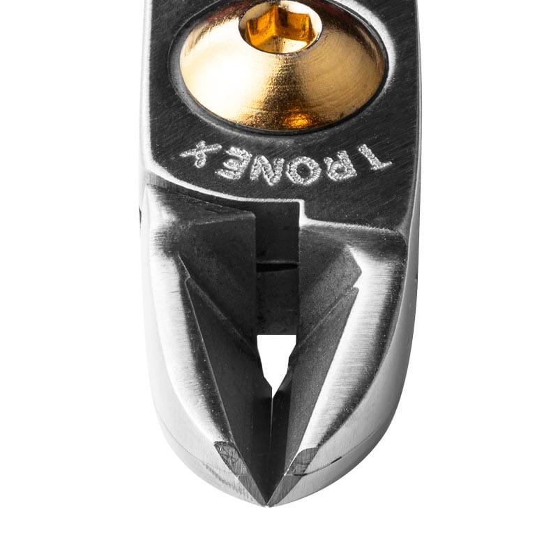 Tronex 5112T Fine Hard Wire Cutter, Oval Head , Class T, Flush