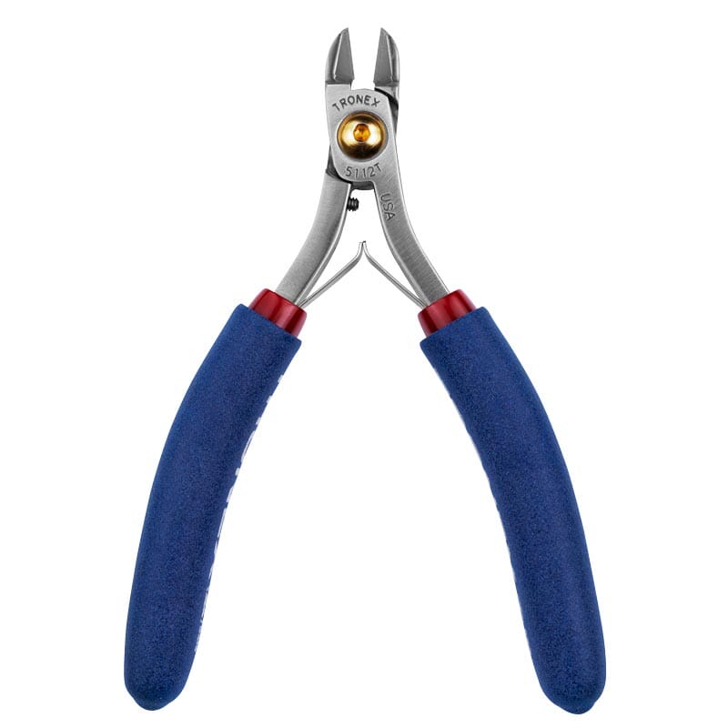 Tronex 5112T Fine Hard Wire Cutter, Oval Head , Class T, Flush