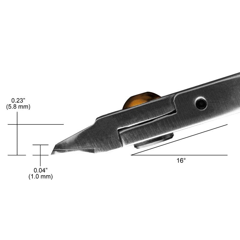 Tronex 5112T Fine Hard Wire Cutter, Oval Head , Class T, Flush