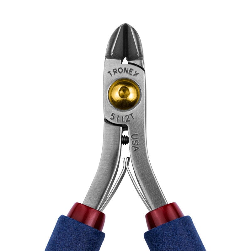 Tronex 5112T Fine Hard Wire Cutter, Oval Head , Class T, Flush