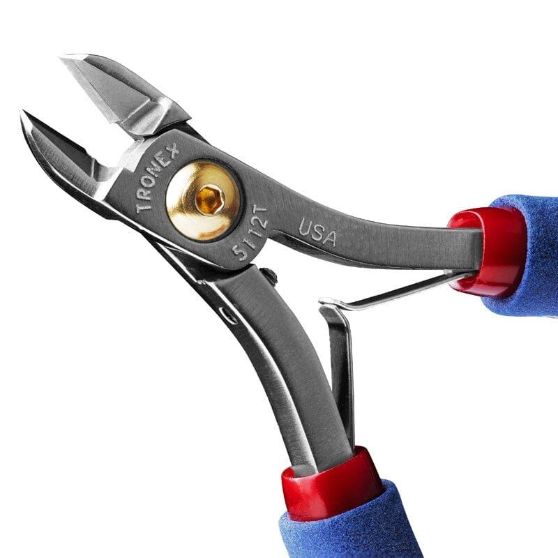 Tronex 5112T Fine Hard Wire Cutter, Oval Head , Class T, Flush