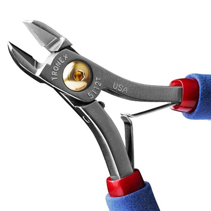 Tronex 5112T Fine Hard Wire Cutter, Oval Head , Class T, Flush