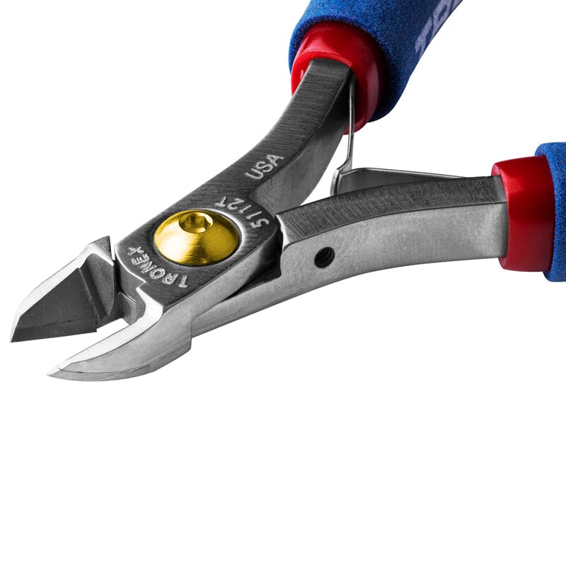 Tronex 5112T Fine Hard Wire Cutter, Oval Head , Class T, Flush