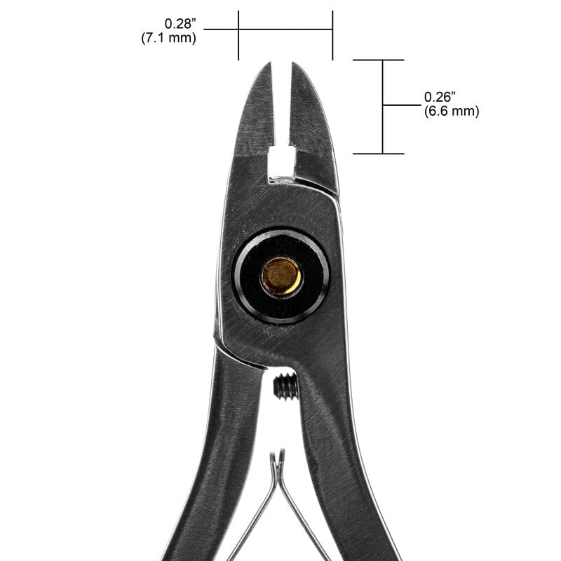 Tronex 5312W Fine Hard Wire Cutter, Miniature Oval, Class W, Flush