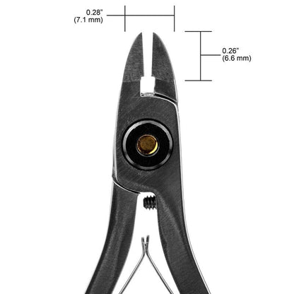 Tronex 5312W Fine Hard Wire Cutter, Miniature Oval, Class W, Flush