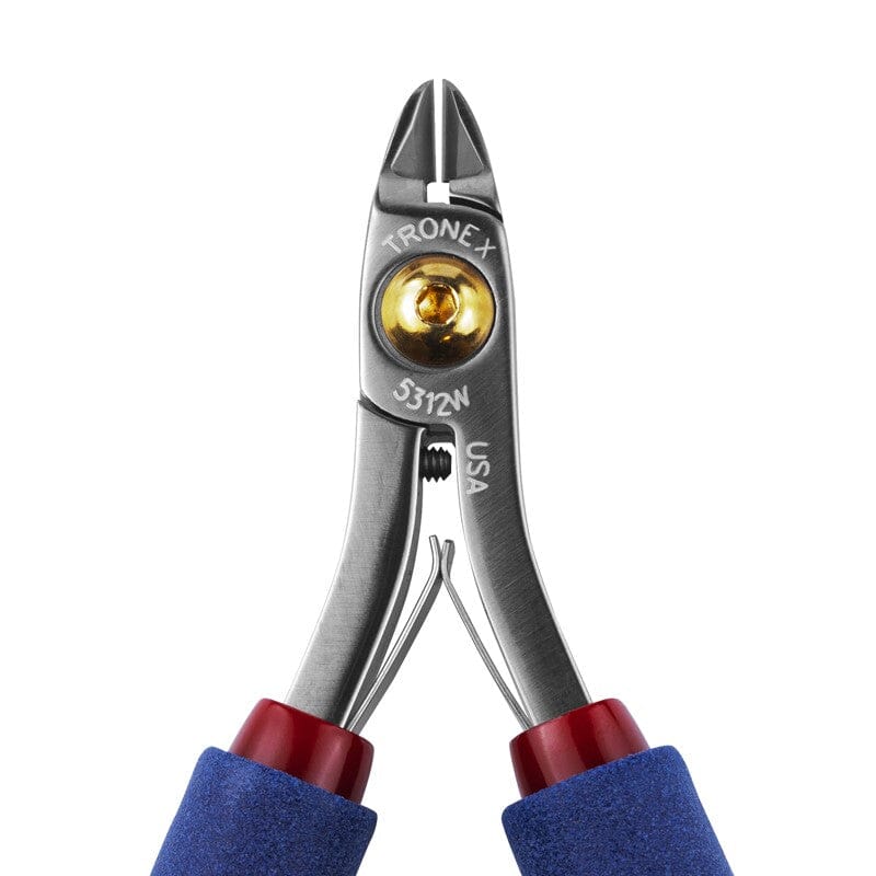 Tronex 5312W Fine Hard Wire Cutter, Miniature Oval, Class W, Flush