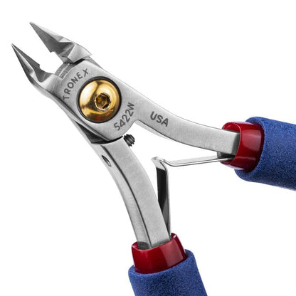 Tronex 5422W Fine Hard Wire Cutter, Taper Relief Head, Class W, Flush