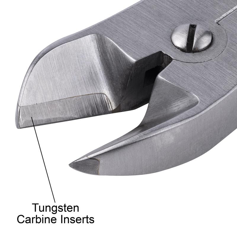 Tronex 7011T Compound Hard Wire Cutter, Tungsten Oval Head , Semi-Flush