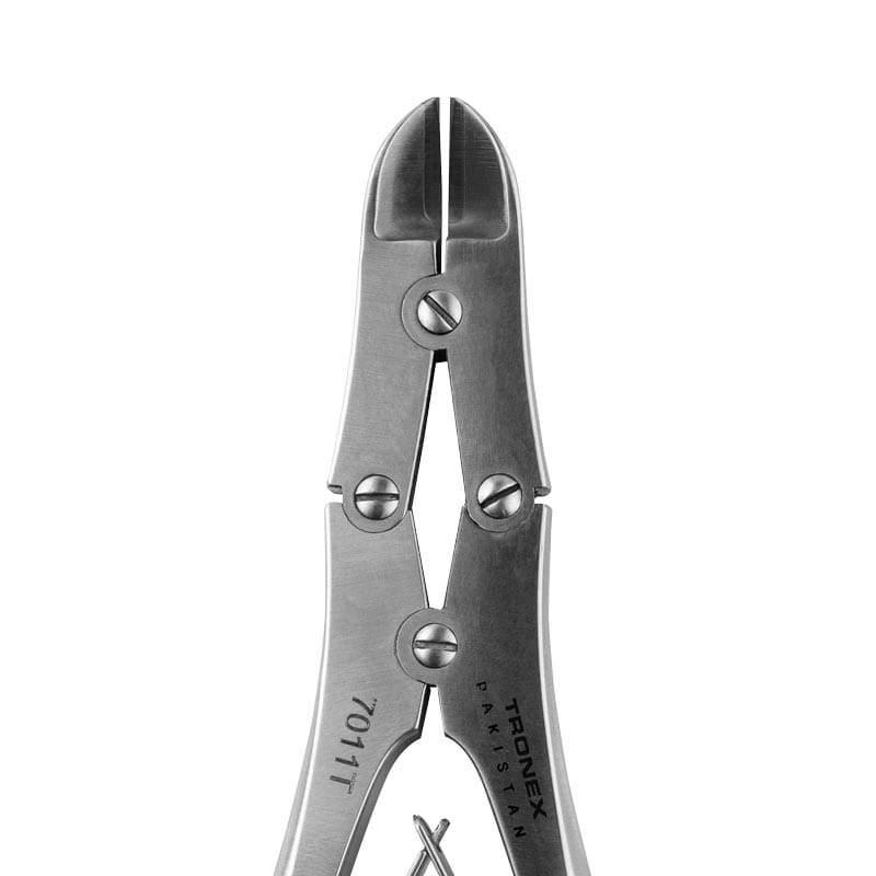Tronex 7011T Compound Hard Wire Cutter, Tungsten Oval Head , Semi-Flush