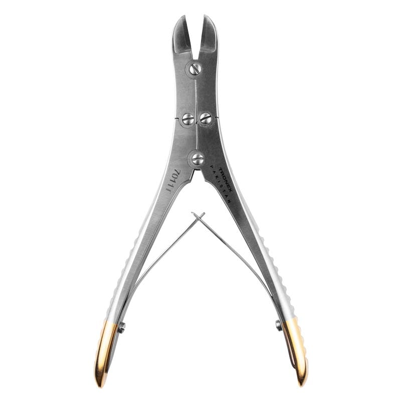 Tronex 7011T Compound Hard Wire Cutter, Tungsten Oval Head , Semi-Flush