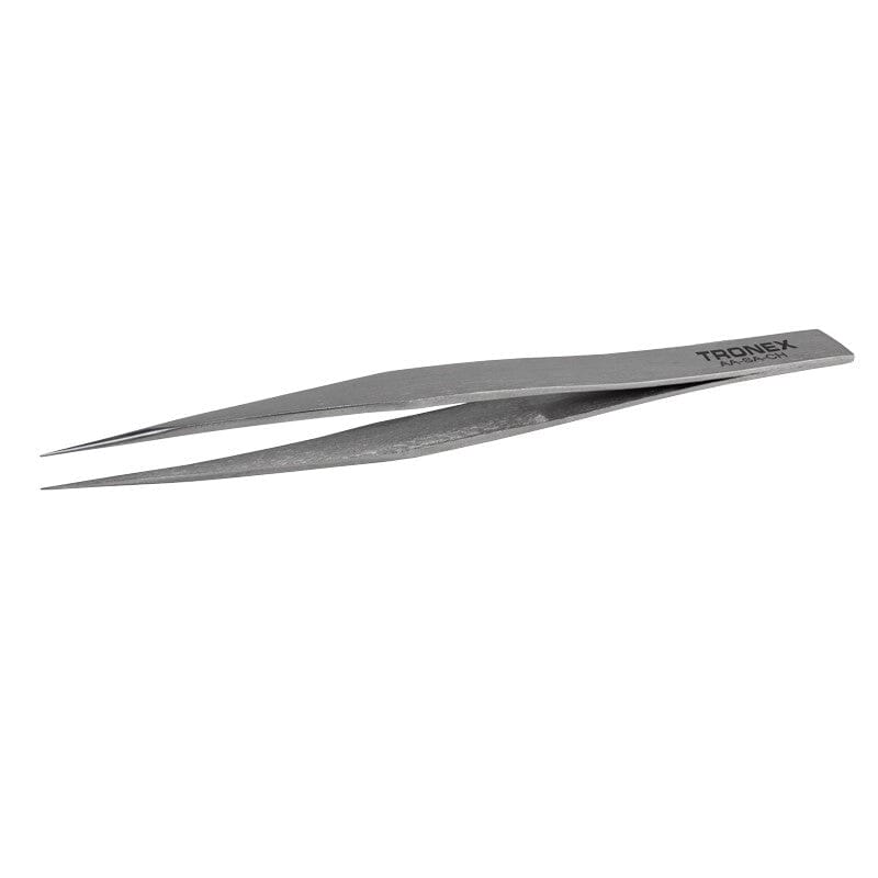 Tronex AA-SA-CH - Precision Stainless Steel Tweezers Bent Tip Very Fine Style AA