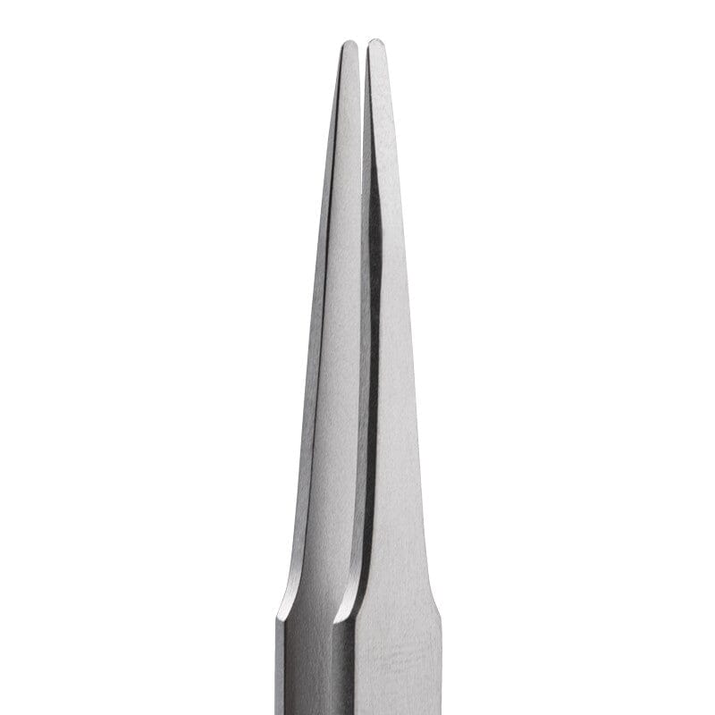 Tronex High Precision Tweezer 2A-TA-CH, Titanium, Straight Fine, Flat Rounded Tip