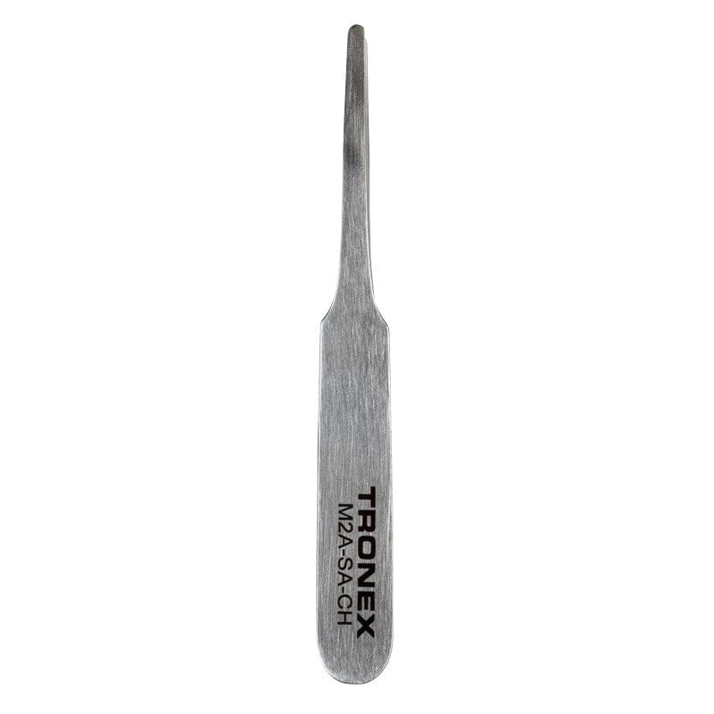Tronex M2A-SA-CH - Mini Stainless Steel Tweezers Slight Taper Tip Blunt Style 2A