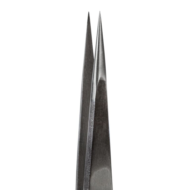 Tronex M3C-SA-CH - Mini Stainless Steel Tweezers Short Slight Taper Tip Very Fine Style 3C