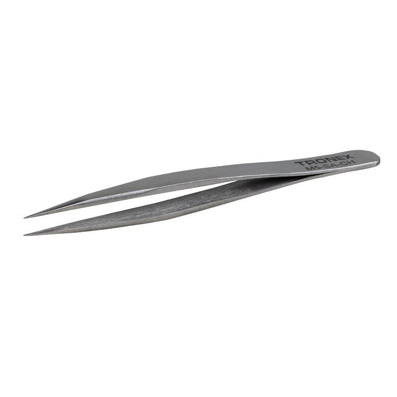 Tronex M5-SA-CH - Mini Stainless Steel Tweezers Extra Taper Tip Very Fine Style 5