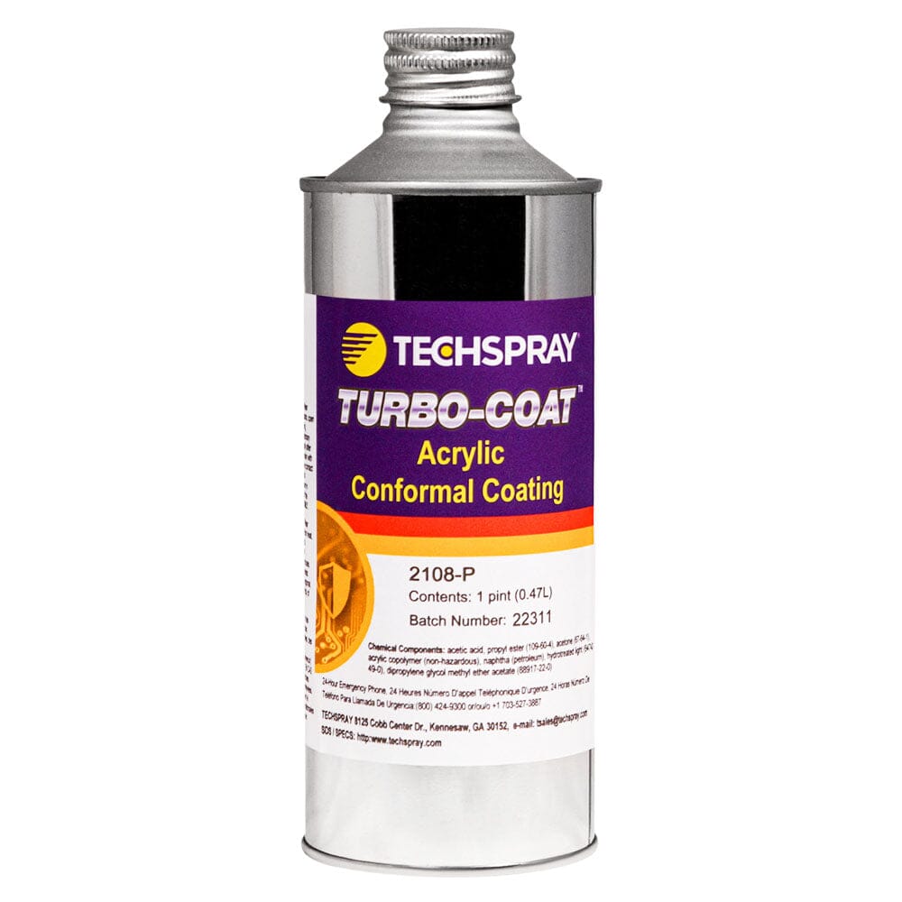 Turbo-Coat™ Acrylic Conformal Coating 2108-P, 1 Pint Liquid
