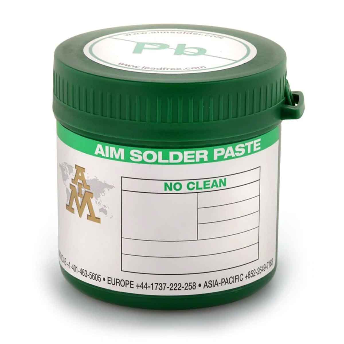 AIM Lead Free No Clean Solder Paste NC257-2-SAC305-89-T3, 500 Gram Jar