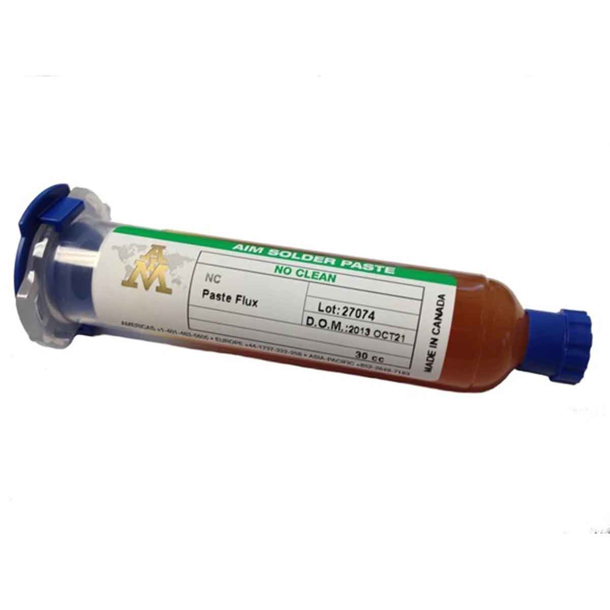 AIM NC Paste Flux, No-Clean 30cc Syringe