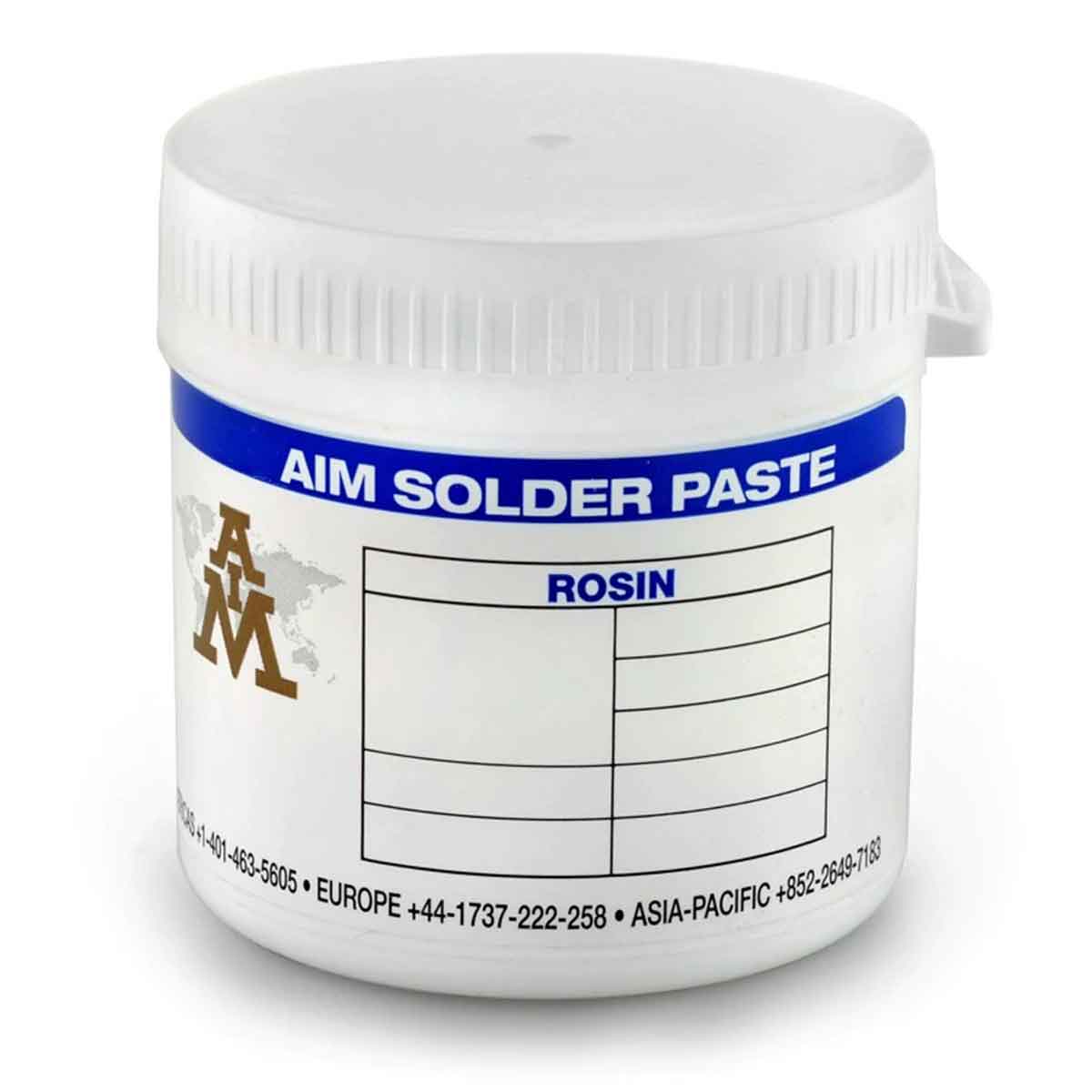 AIM RMA258-15R Solder Paste SN63/PB37-T3, 500 Gram Jar