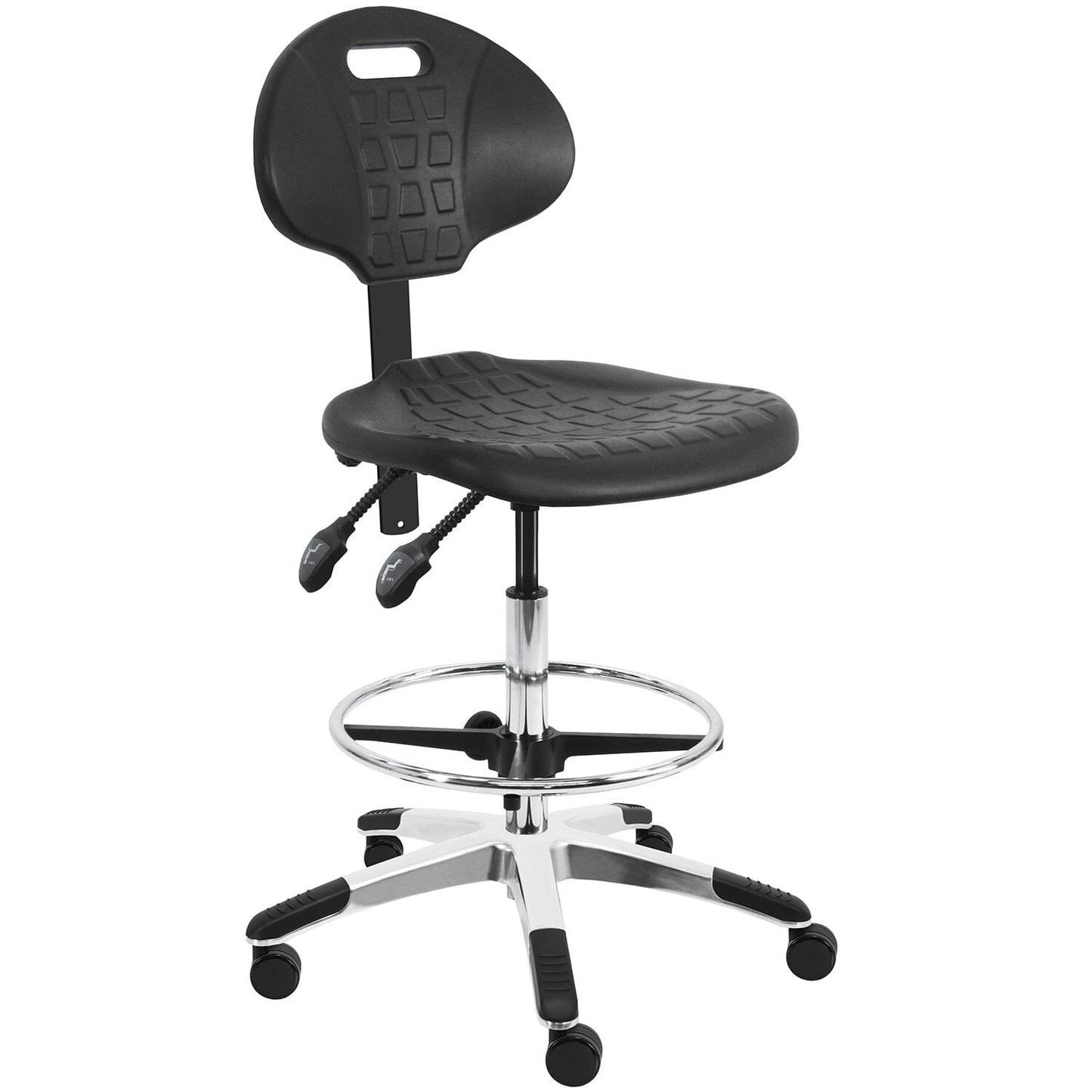 BenchPro Ergonomic Urethane Office Tall Chair with Footring