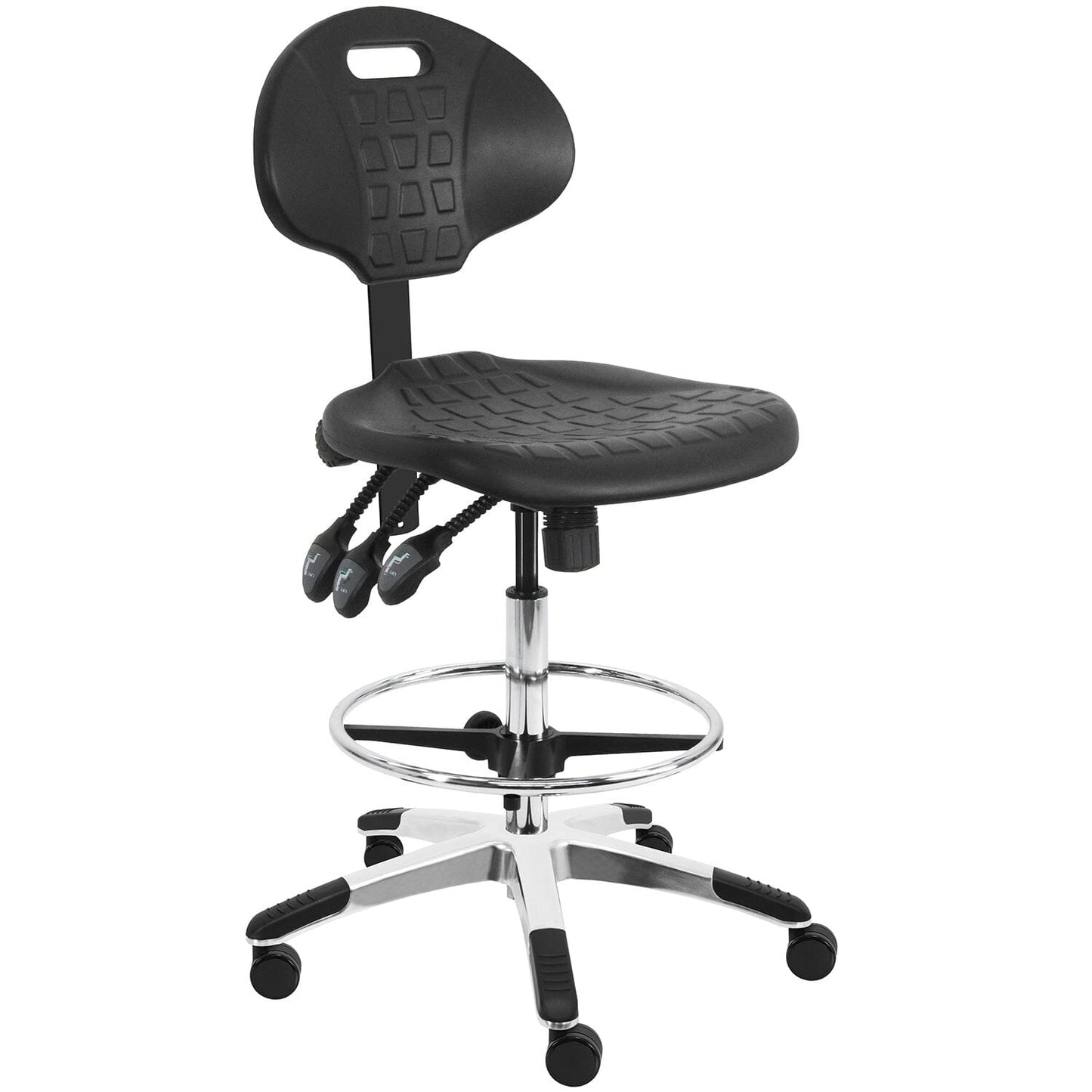 BenchPro Ergonomic Urethane Office Tall Chair with Footring