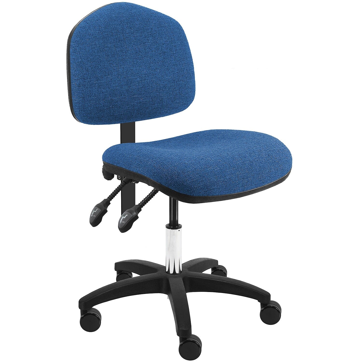 Washington Ergonomic Fabric Office Desk Height Chair - Thumbnail 5