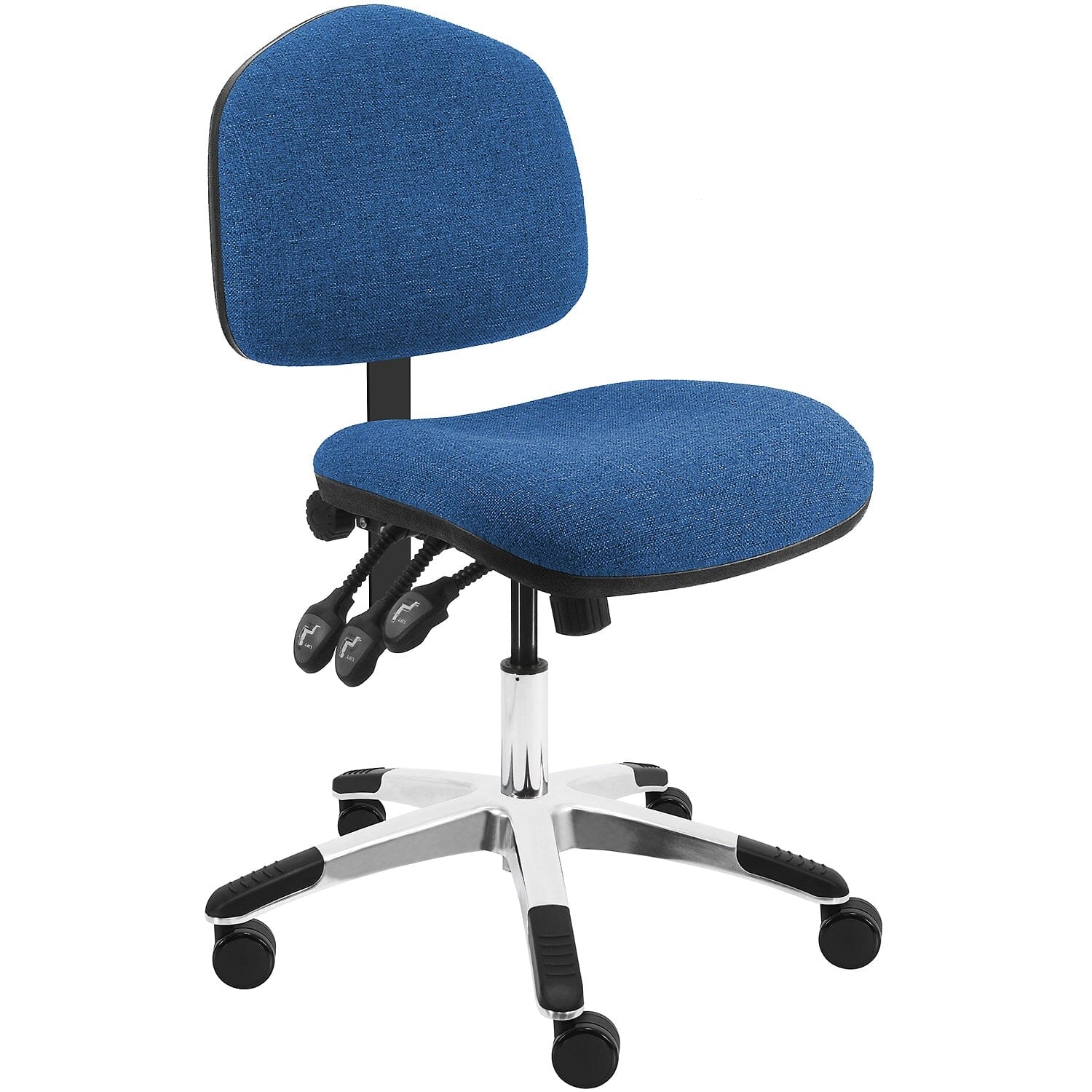 Washington Ergonomic Fabric Office Desk Height Chair - Thumbnail 3
