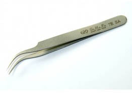 CHP 4.25" Tweezer, Flat Point, Curved