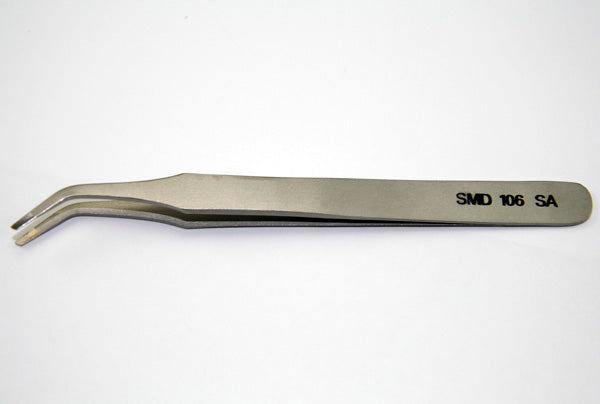 CHP 4.75" Tweezer, 106-SA Wide Flat Curved Tip