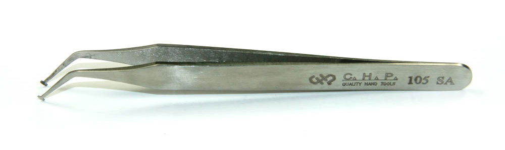 CHP 4.75" Tweezer, Flat Point, Curved, 105-Sa