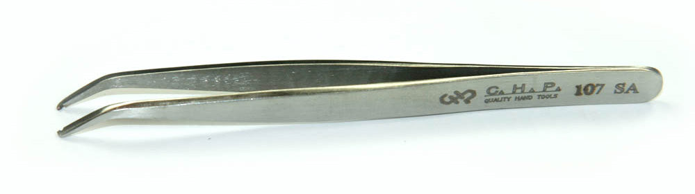 CHP 4.75" Tweezer, Flat Point, Curved, 107-Sa