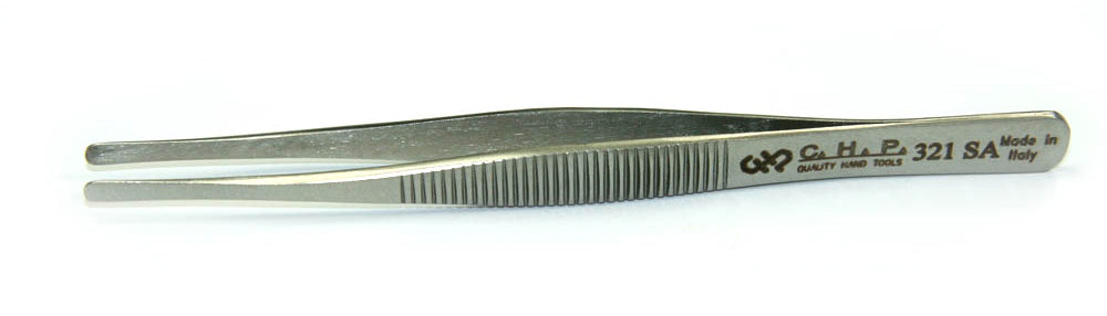 CHP 4.75" Tweezer, Large, Round Flat