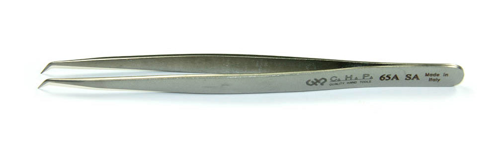 CHP 5.25" Tweezer, Very Fine Point, Curved