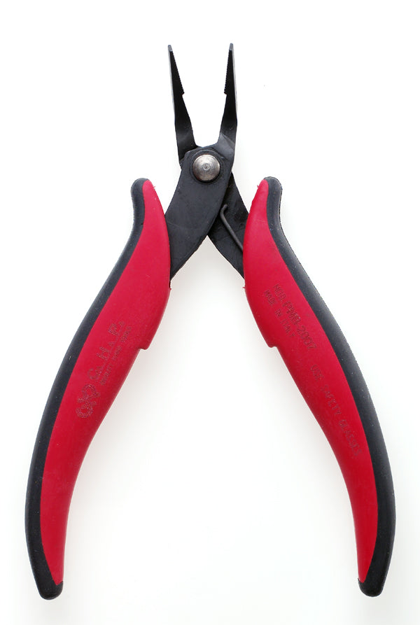 CHP Plier, Long Bent Flat Nose, Serrated