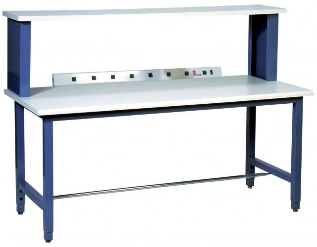 Complete Production Bench Non-ESD Workbench, Adjustable Height, 30" x 60"