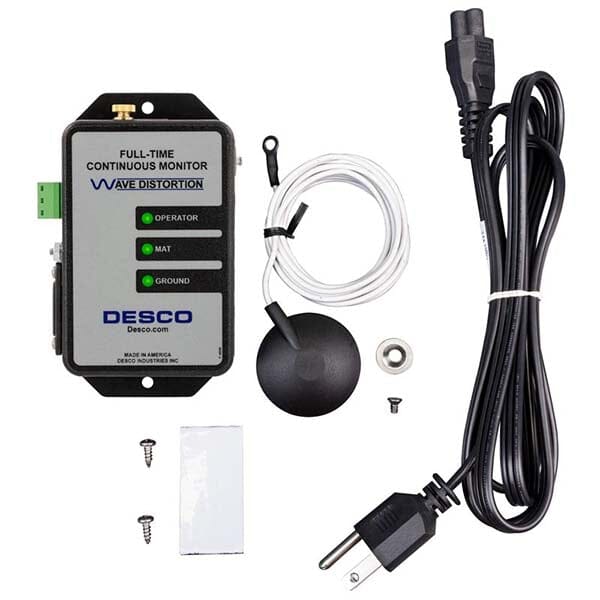 Desco 19330 Full-Time Continuous Monitor, With North American Power Cord