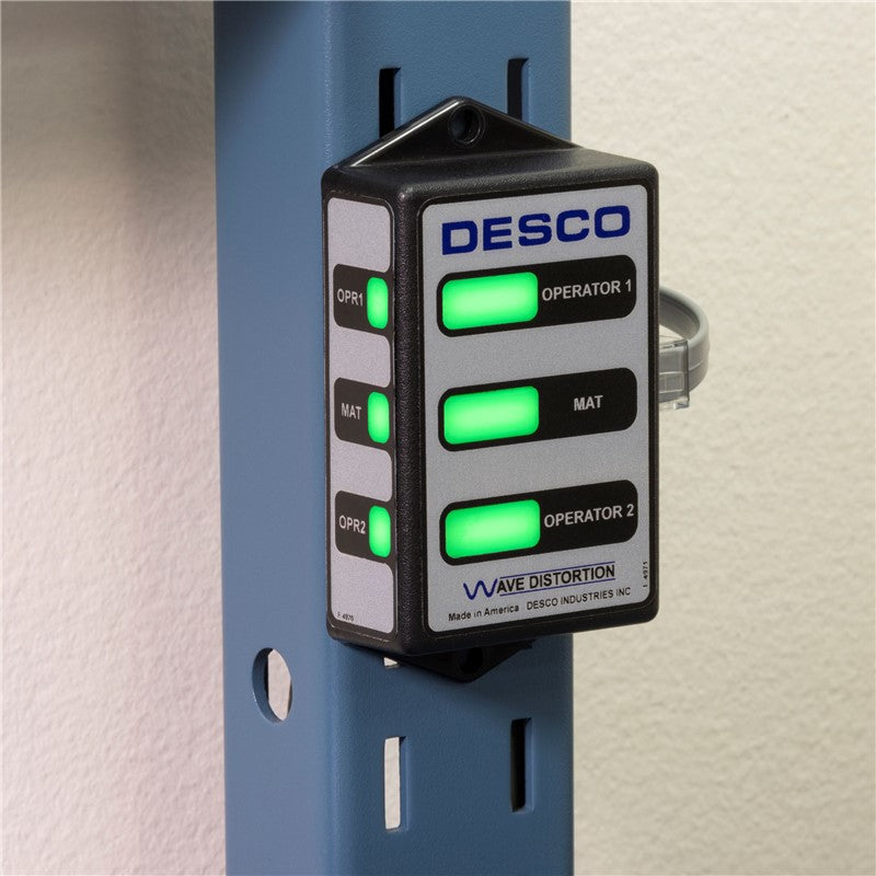 Desco 19655 Dual Operator Continuous Monitor, Single Wire, North Ameri ...