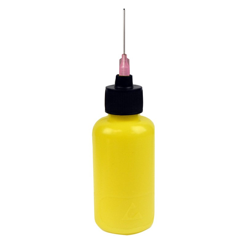 durAstatic® Dissipative Yellow Flux Dispenser with 18 GA Needles, 2 oz