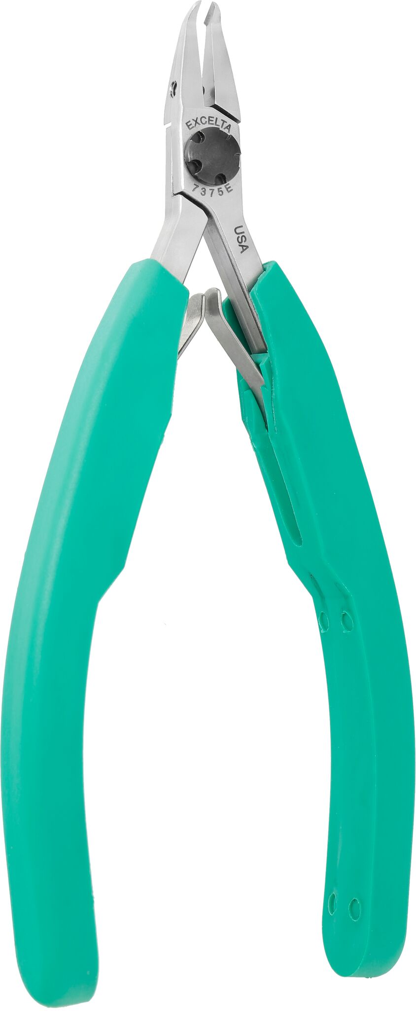 Excelta Angled Cutter 7375E Small Angulated Head, Optimum Flush, Molded Grip