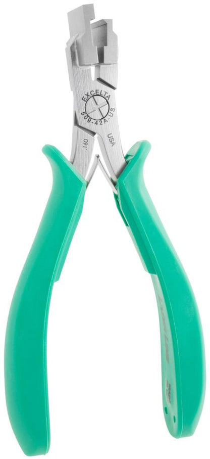 Excelta Standoff Shear Cutter 509-42A-US-040 Very Large Head, Small Frame, Molded Grip, .040" Lead