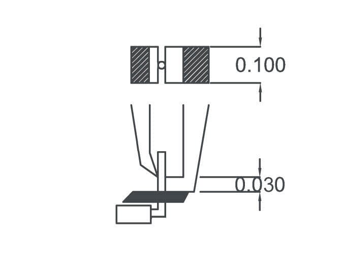 Excelta Standoff Shear Cutter 530E-4-US-040 Long Head, Molded Grip, .0 ...