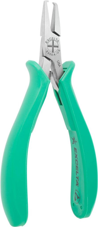 Excelta Standoff Shear Cutter 530EA-US-040 Relieved Fine Tips, Molded Grip, .040" Lead