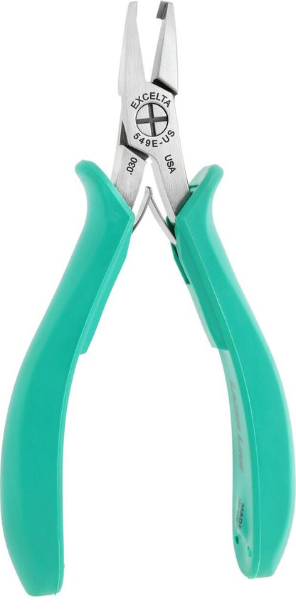 Excelta Standoff Shear Cutter 549E-US-040 Small Angled Head, Molded Grip, .040" Lead